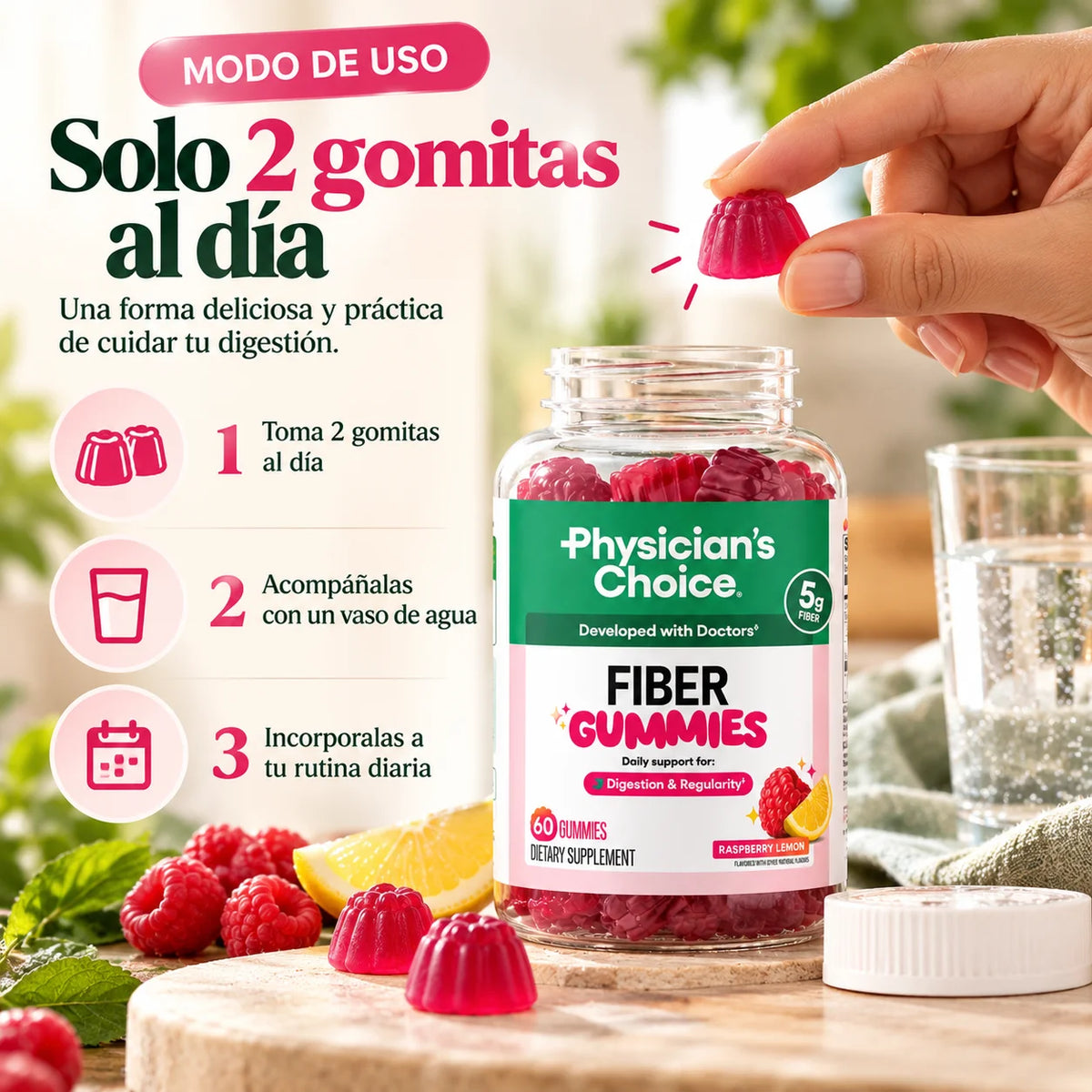 Fiber Gummies® Olvidate de la hinchazón