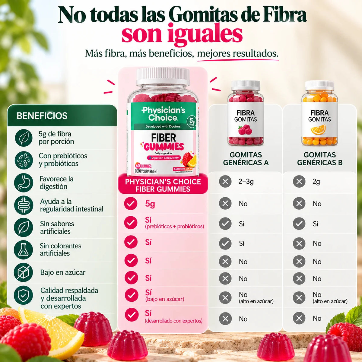 Fiber Gummies® Olvidate de la hinchazón